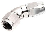 Aeroflow 550 Series Cutter One-Piece Full Flow Swivel 45o Hose End -6AN (AF55...