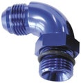 Aeroflow 90o ORB to Male AN Full Flow Adapter -20 ORB to -20AN (AF903-20)