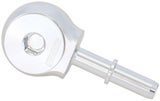 Aeroflow 90o Low Profile -6ORB to EFI Push On 5/16" Barb Silver Finish (AF969...