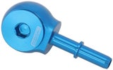 Aeroflow 90o Low Profile -10ORB to EFI Push On 3/8" Barb Blue Finish (AF969-0...