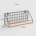 Wall Shelf wood Organizer Holder Kitchen Supplies Storage Rack Hanging storage