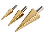 Step HSS Drill Bit Set 4-12/20/32mm 3PCS