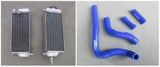 Aluminum Radiator+BLUE Hose Kit for Honda CR250 CR250R 1992-1996 1993 1994 1995