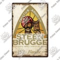 Putuo Decor Belgium Beer Brand Poster Vintage Tin Sign Metal Sign
