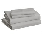 LIVEINSTYLE 4p PLAIN sheet set QUEEN LIGHT GREY