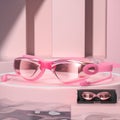 Professional Silicone Waterproof Swimming Goggles Adult Anti-fog UV