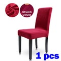 Chair Cover Chair Covers Velvet Red 3623819
