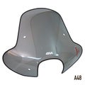 SCREEN UNIVERSAL WITH 2 POINT FITTING KIT SMOKED 42.5x42cm
