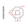 SPKT FRONT OE STEEL 1183 17T #525