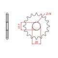SPKT FRONT OE STEEL 558 15T #428