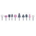 ToolShed Mounted Stones 6mm Shaft 10pk