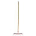 ToolShed Rake with Wooden Handle