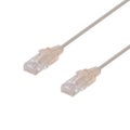 DYNAMIX 2m Cat6A 10G Beige Ultra-Slim Component Level UTP Patch Lead (30AWG) wit