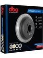 DBA T2 Slotted Disc Brake Rotor (Single) 274mm DBA2667S Fits Subaru