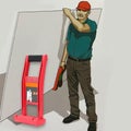 Panel Carrier Gib Board Drywall Plywood Sheet Lifter 2039901