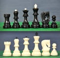 TOURNAMENT SIZE CHESS PIECES : ZAGREB DESIGN - Weighted