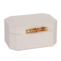 Flair Decor Jewellery Box w / Bamboo Handle Cream Large