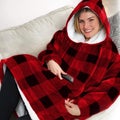Blanket Hoodie Sweatshirt D0734RD0