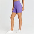 Solid Color Fitness Yoga Short Tight Women Soft High Waist Workout