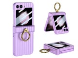 Finger Ring Kickstand Case Cover for Samsung Galaxy Z Flip 5 w/ Screen Protector