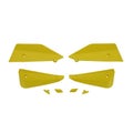 Barkbusters Handguard Sabre Deflector &amp; Plug Set - Yellow