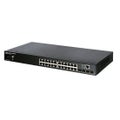 EDGECORE 24 Port Gigabit Managed L2+ Switch. 4x GE SFP Ports. 1x RJ45 Console po