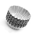 20pcs Egg Tart Aluminum Cupcake Mold - Baking Tool for Cakes and Cookies