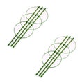 2 Pack Flower Plant Support Cages 75cm 3 Rings - Brand New NZ Stock