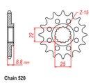 New SUPERSPROX Front &amp; Rear Sprocket Kit For KTM 200 EXC 200cc