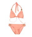 bar III Womens Halter Triangle 2 Piece Bikini