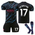 Manchester City Second Away EPL Jersey DE BRUYNE #17 Soccer Jersey Kits