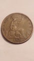 1876H UNITED KINGDOM HALF PENNY