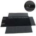Velvet Travel Jewelry Case Roll Bag Organizer For Necklace Bracelet
