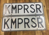 Personalised plates - Mercedes or anything Supercharged…!?