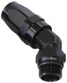 Aeroflow ORB Taper Swivel 45o Hose End -16 ORB to -16AN (AF844-16-16BLK)