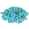 2*6MM Natural Stone Spacer Beads Agates Tiger Eye Jades Heishi Flat Clips Shape