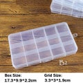 Multi Grids Plastic Detachable Storage Boxes Bins for Tools, Jewelry, Fishing Ge