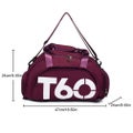Gym Bag Waterproof Fitness Bag Sport Men Women Bag Outdoor Fitness Portab CHK12N