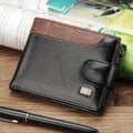 Men's Wallet Leather Billfold Slim Hipster Cowhide Credit Card/ID Holders Insert