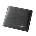 Men's Wallet Leather Billfold Slim Hipster Cowhide Credit Card/ID Holders Insert