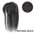 Synthetic Topper Hairpiece With Braids Headband Bangs Fringe Bands Heat R CHK12N