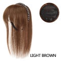 Synthetic Topper Hairpiece With Braids Headband Bangs Fringe Bands Heat R CHK12N