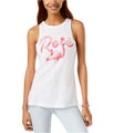 Carbon Copy Womens Flamingo Rafe Racerback Tank Top