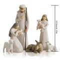 Nativity Kit Engraved Hand Painted Nativity 6pcs Home Decoration