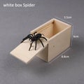 Wooden Prank Trick Practical Joke Home Office Scare Toy Box Gag Spider Ki CHK12N