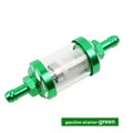 LING QI 8mm CNC Aluminum Alloy Glass Motorcycle Gas Fuel Gasoline Oil Fil CHK12N