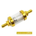 LING QI 8mm CNC Aluminum Alloy Glass Motorcycle Gas Fuel Gasoline Oil Fil CHK12N