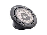 Metal Gas Cap Fuel Door Gas Tank Cover Fit For Jeep Wrangler JK Unlimited 07-17