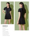 women Black swimming dress(3XL)
