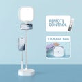 Desktop Phone Holder Overhead Shooting Bracket Fill Light Wireless Blueto CHK12N